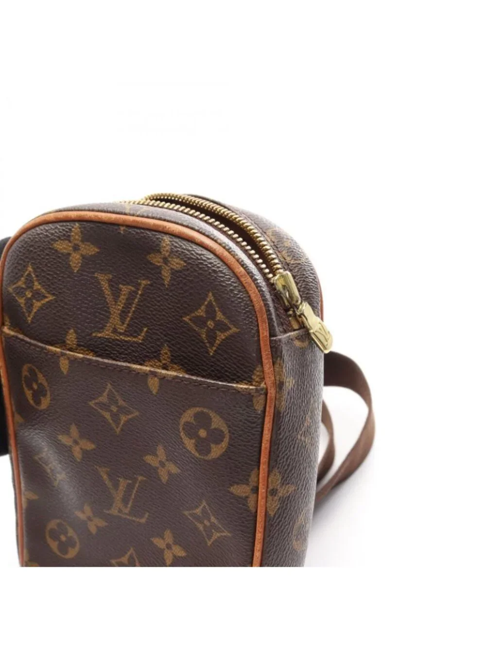 Louis Vuitton Waist Bag Pochette Gange Monogram Canvas Leather